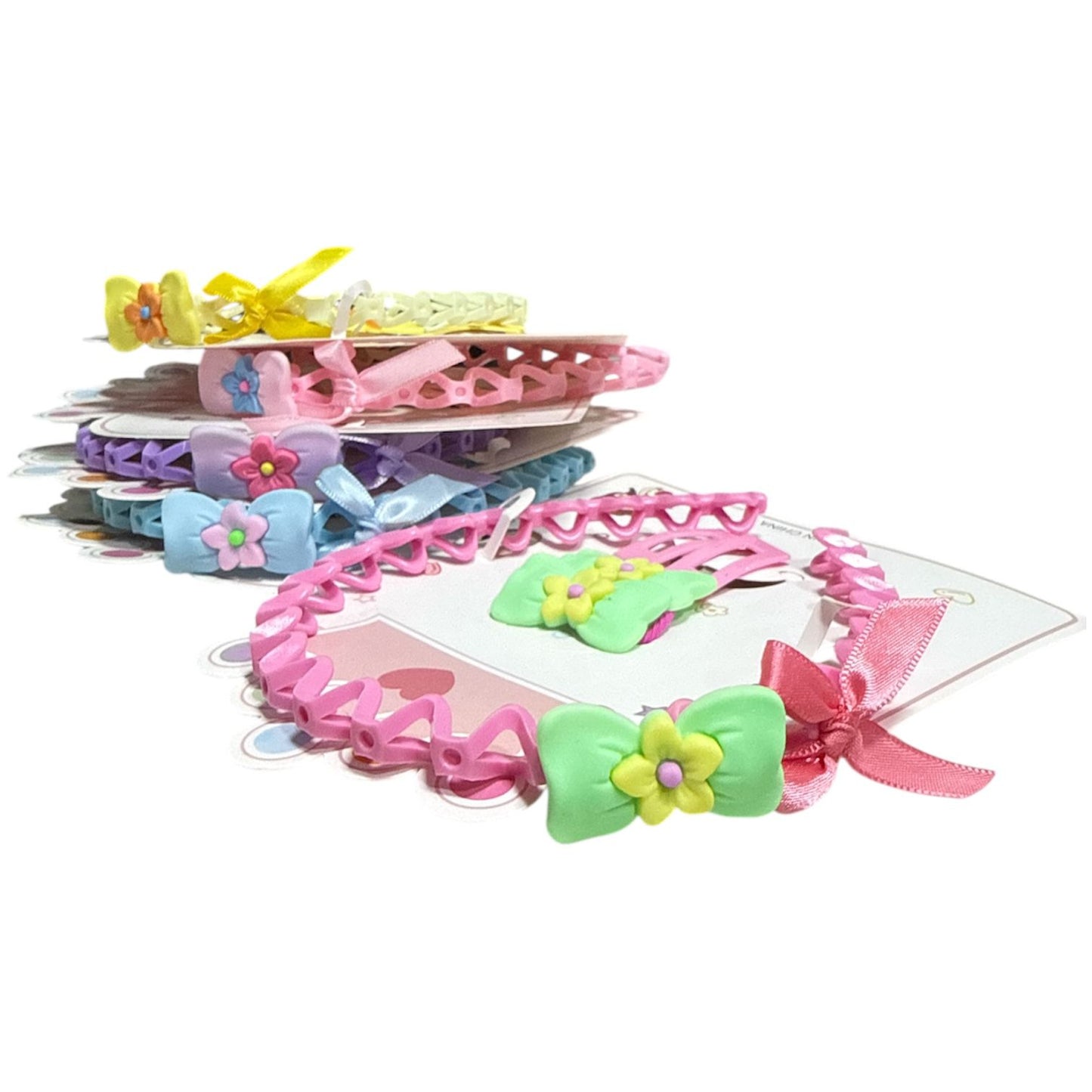 DIADEMA/PASADOR Y COLETA P/CABELLO 5 PZAS GM110-3B-4