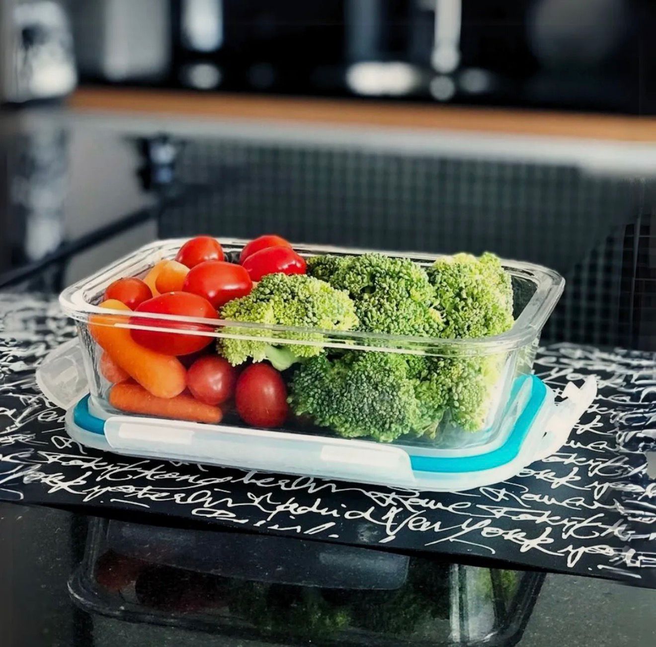 CONTENEDOR DE VIDRIO 3PZAS C/TAPA TRANSPARENTE GM1296-2A-10