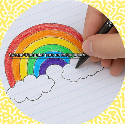 LAPIZ HB RAINBOW 12 PZAS IND-1037