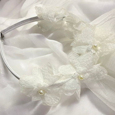 DIADEMA CON VELO GM775-3B-44