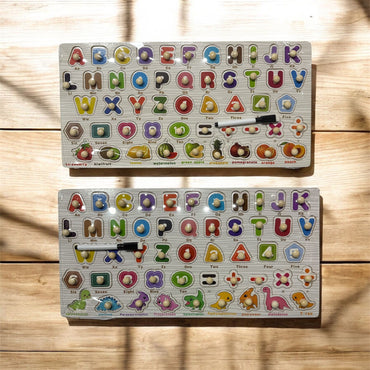 TABLERO DE ENCAJE PIZARRON-NUMEROS-LETRAS-SIGNOS-INSECTOS GM1326-1E-15