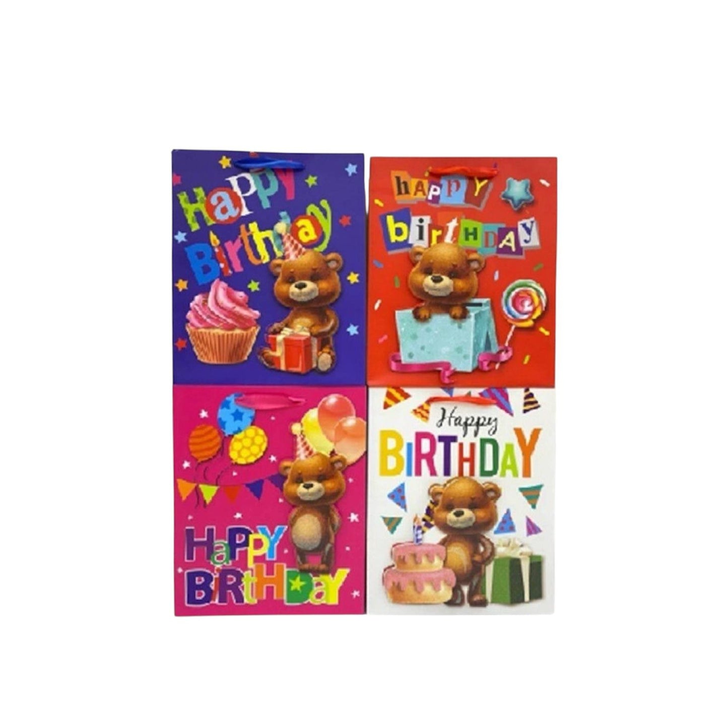 BOLSA DE REGALO FELIZ CUMPLEAÑOS OSO