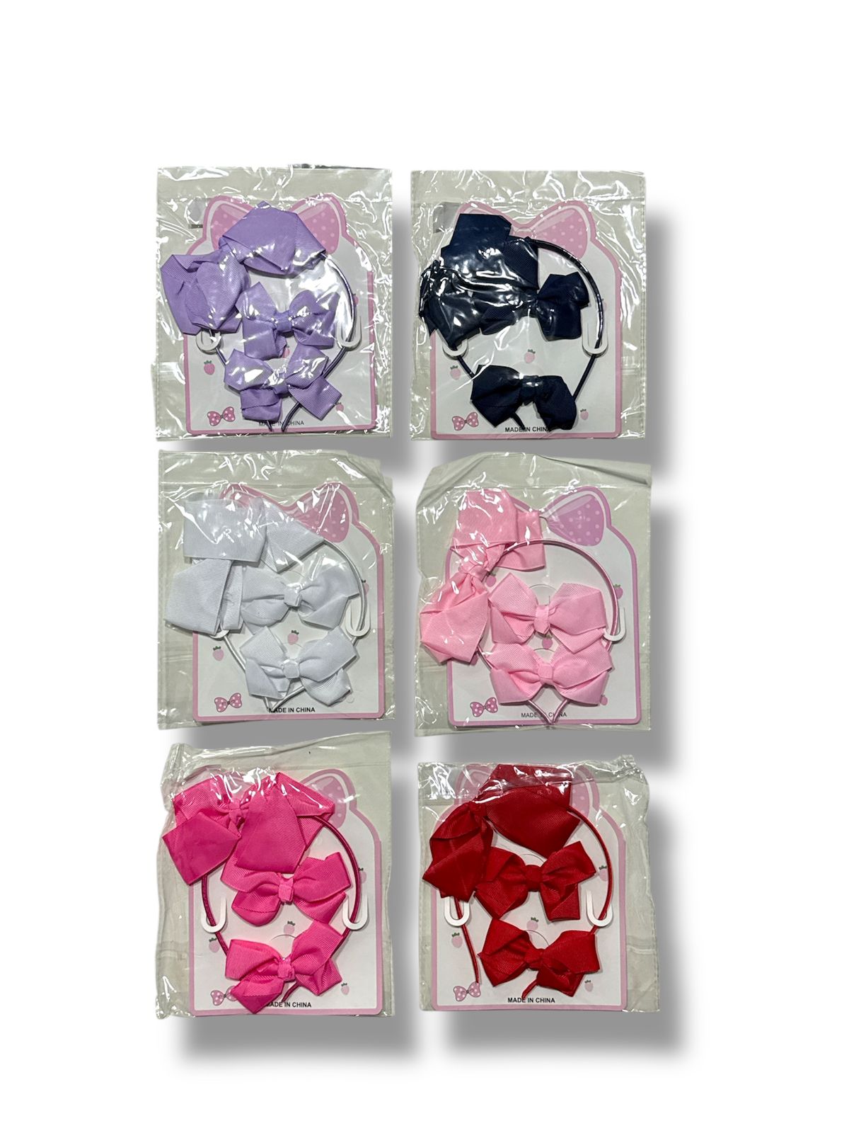 DIADEMA CON MOÑO + 1 PAR MOÑOS GM775-3B-46