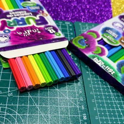 LAPICES DE COLORES FURRY FORMAS INDRA