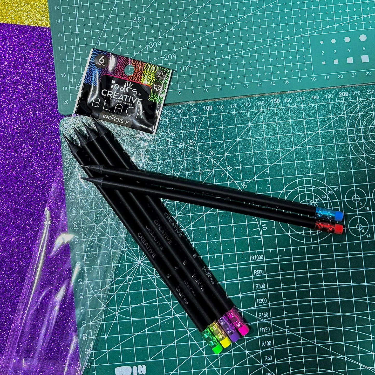 LAPIZ NEGRO TRIANGULAR 6 PZAS IND-1015-F