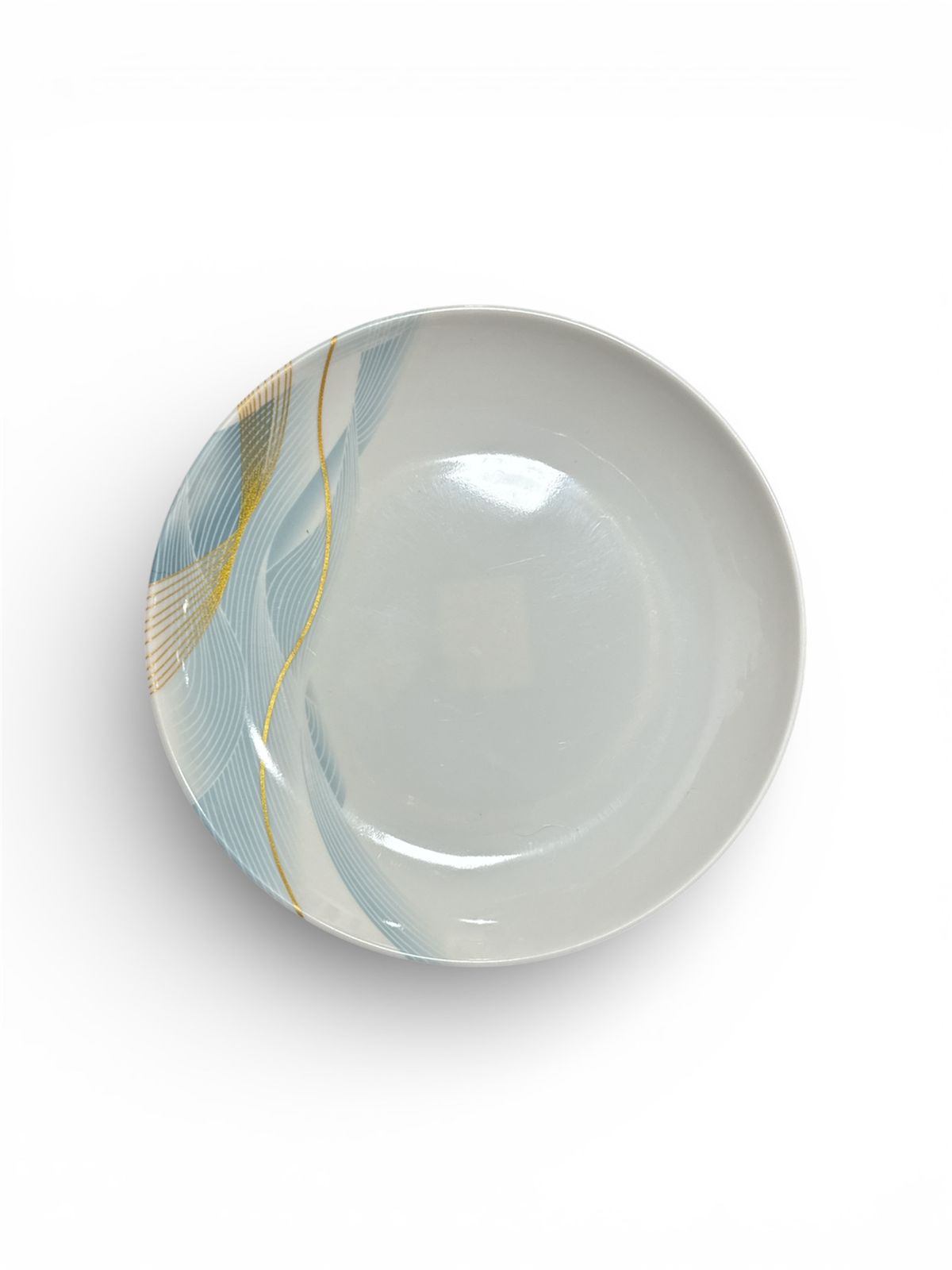 PLATO DE MELAMINA AZUL