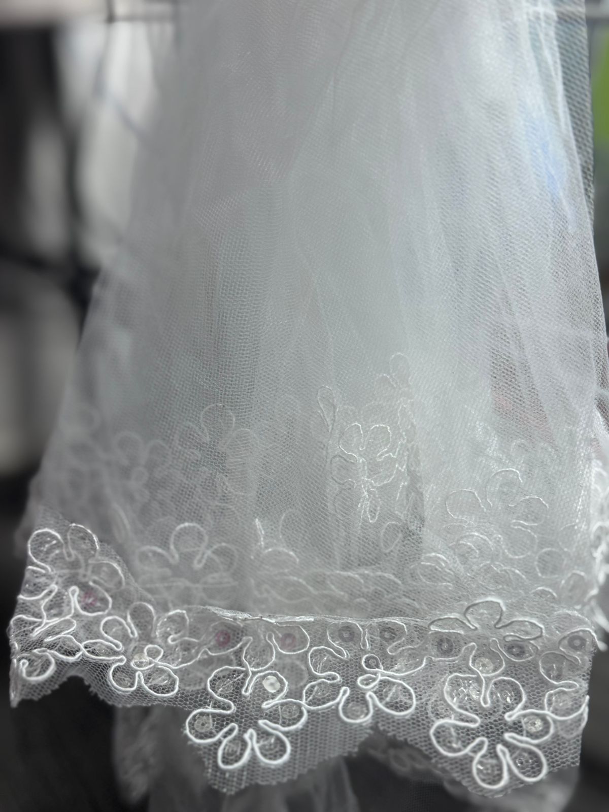 PEINETA CON VELO DE NOVIA GZ-8747