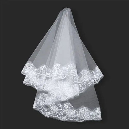 PEINETA CON VELO DE NOVIA GZ-8747