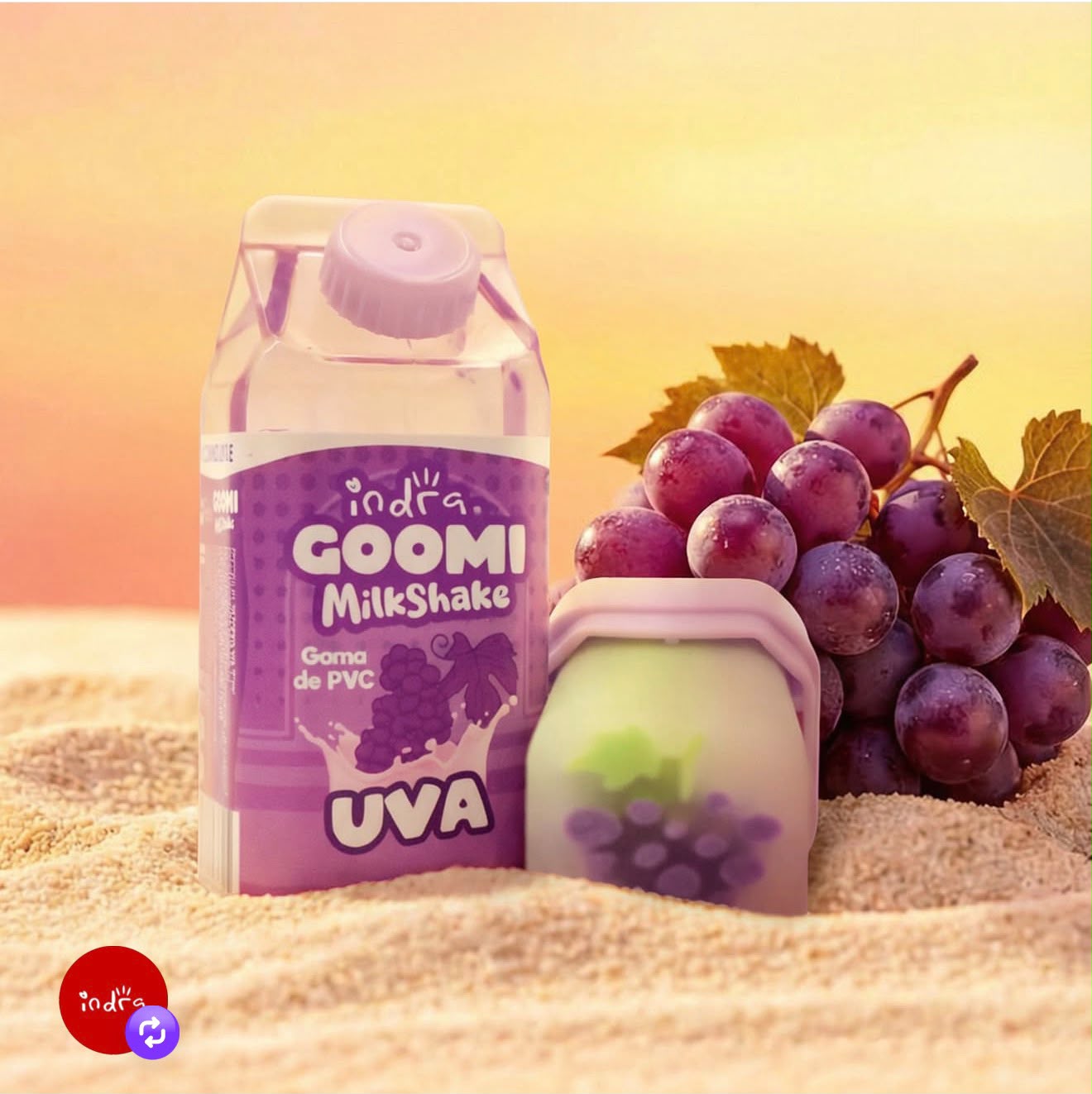 BORRADOR DE GOMA FRUTAL MILK IND-1226