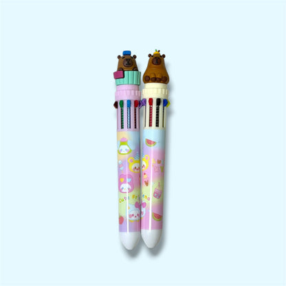 LAPICERO CAPIBARA 10 TINTAS GZ-10663