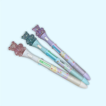 LAPICERO OSO 4 TINTAS C/LUZ GZ-10667