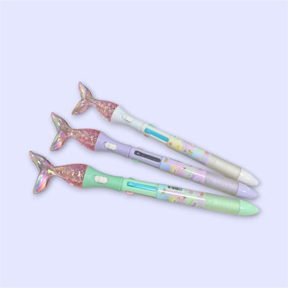 LAPICERO SIRENA 4 TINTAS C/LUZ GZ-10666