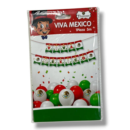 GUIA VIVA MEXICO 5MTS GZ-10830 FIESTAS PATRIAS