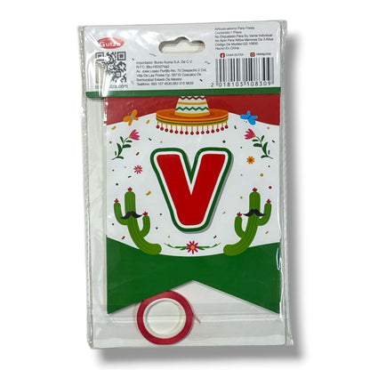 GUIA VIVA MEXICO 5MTS GZ-10830 FIESTAS PATRIAS