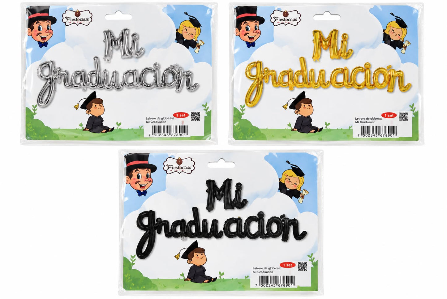 GLOBO MI GRADUACION 3 PZAS GZ-10391