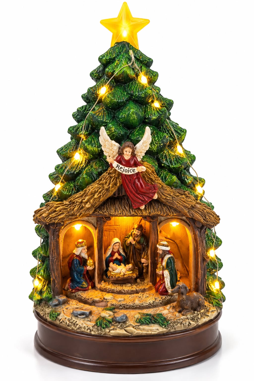NACIMIENTO EN PINO C/LUZ Y SONIDO GM1222-4G-26