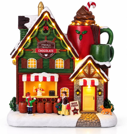 CASA CHOCOLATE C/LUZ Y SONIDO GM1222-4G-3