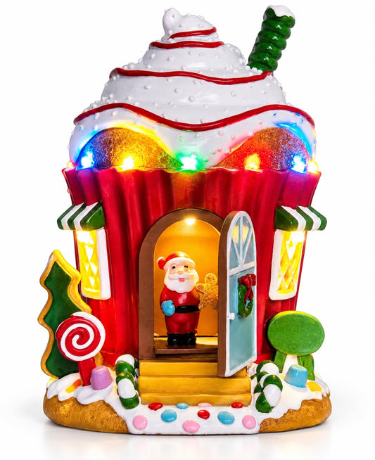 CASA NAVIDEÑA CUP CAKE C/LUZ Y SONIDO GM1222-4G-7