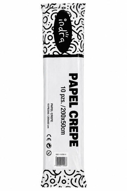 PAPEL CREPE 10 PCS DE 50x200CM IND-1038