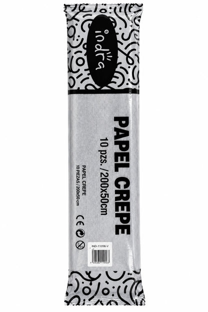 PAPEL CREPE 10 PCS DE 50x200CM IND-1038