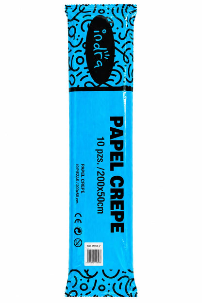 PAPEL CREPE 10 PCS DE 50x200CM IND-1038