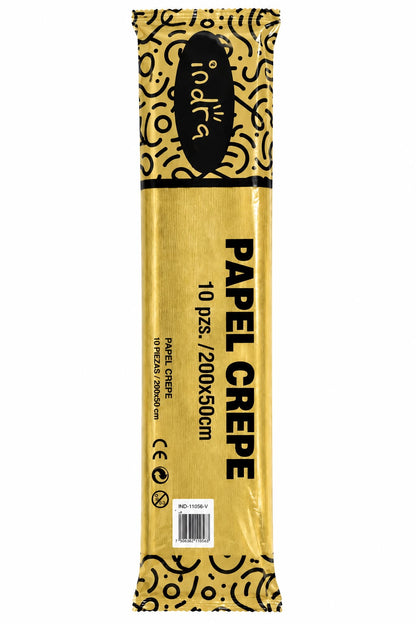 PAPEL CREPE 10 PCS DE 50x200CM IND-1038
