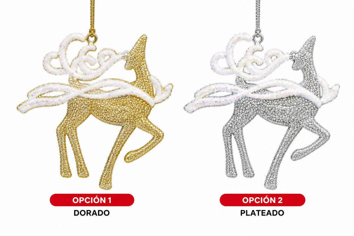 ADORNO NAVIDEÑO RENO 13.5CM GM1304-2A-23