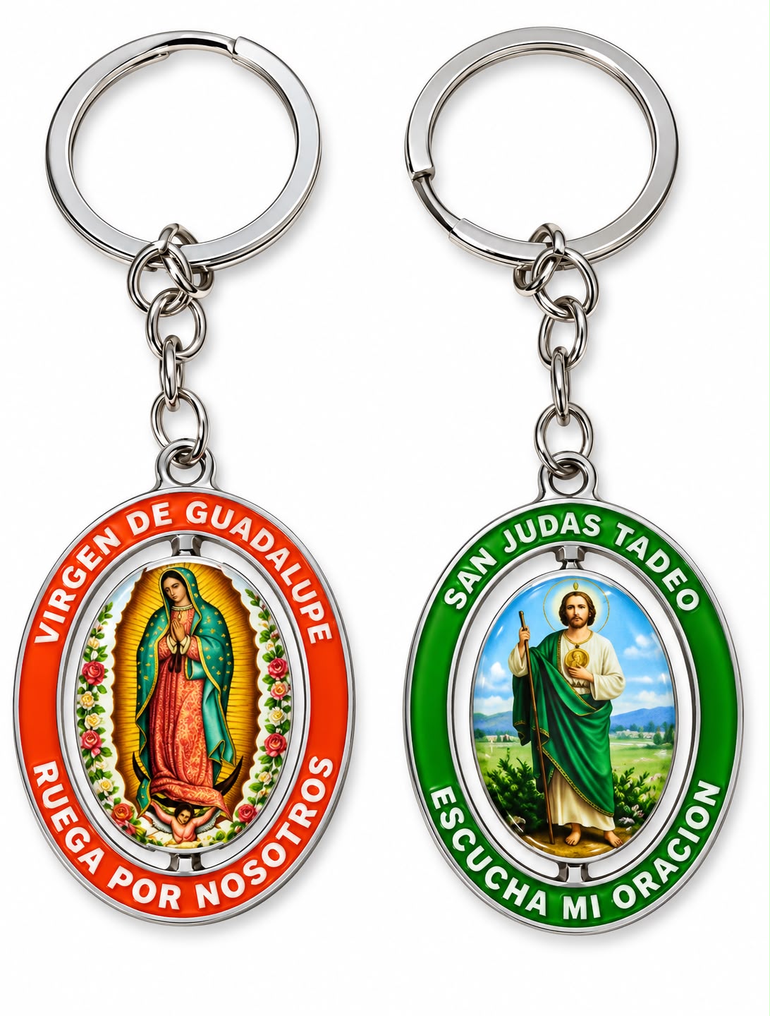 LLAVERO SAN JUDAS O VIRGEN DE GUADALUPE GZ-10934 A B