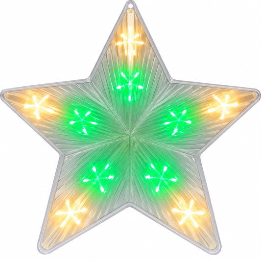 40L FIGURA DE ESTRELLA LED'S COLOR JL8009 2 PZAS