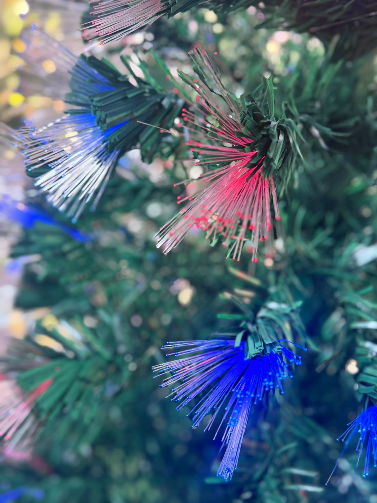 ARBOL DE NAVIDAD 180CM C/LUZ FIBRA OPTICA GM611-8A-5