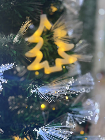 ARBOL DE NAVIDAD 210CM PINOS C/LUZ FIBRA OPTICA GM611-8A-4