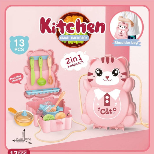 JUEGO DE COCINA MALETIN GATO GM1053-5D-141