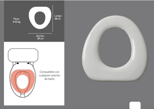 ASIENTO PARA BEBE BLANCO AB-01