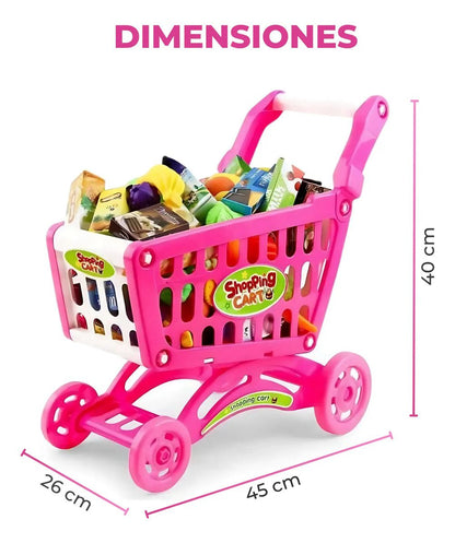JUGUETE DE CARRITO DE SUPERMERCADO 23.5X19.3 C6654