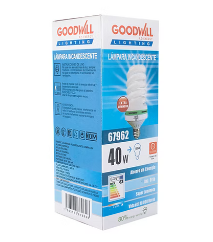 FOCO ESPIRAL 40 W 67962