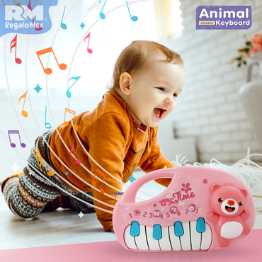 TECLADO MUSICAL ANIMALES KM26234(MTK036-1/MTK036-2)