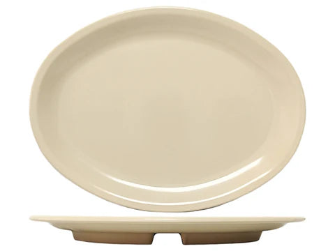 PLATO OVAL MELAMINA BEIGE MARNIE V/TAMAÑOS