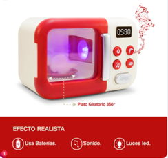MICROONDAS C/LUZ Y SONIDO 03897-1