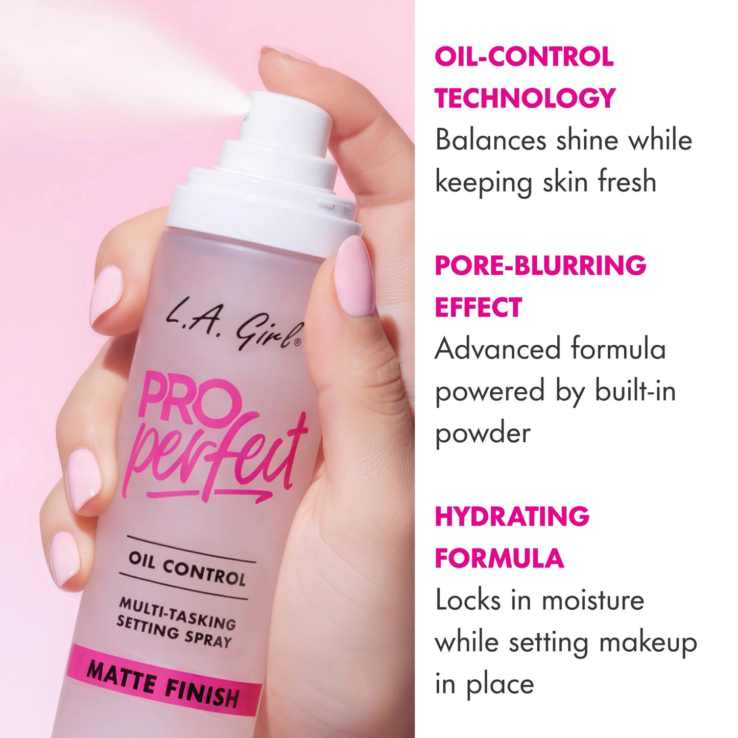 Spray fijador de larga duración Pro Perfect L.A. Girl