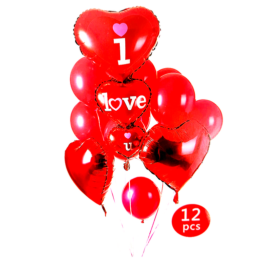 SET GLOBO I LOVE U 12 PZAS GZ-4525