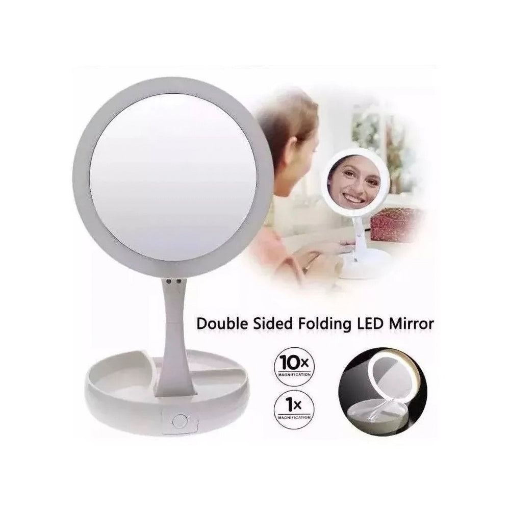 ESPEJO P/TOCADOR C/LUZ USB GZ-3961