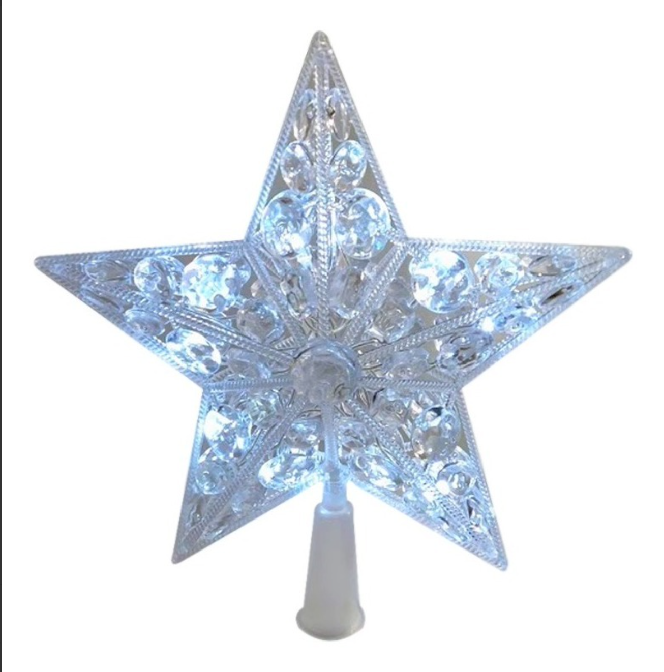 Punta estrella led mágica con 50 luces