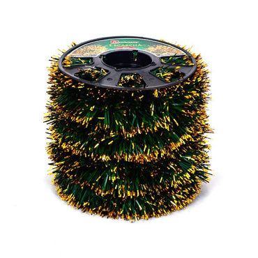 ROLLO ESCARCHA BOA VERDE C/BRILLOS  No.100 CON 20 M