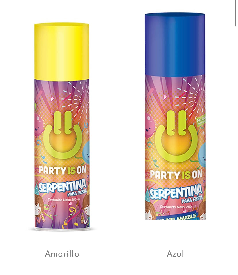 Serpentina para fiesta 250ML
