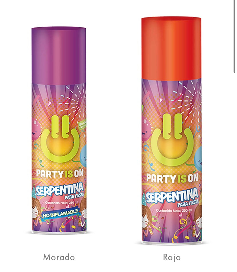 Serpentina para fiesta 250ML
