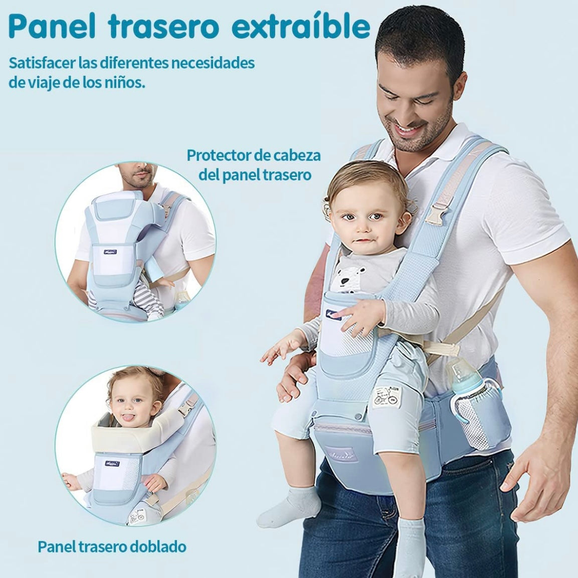 Cangurera fashion para bebé ergonómica