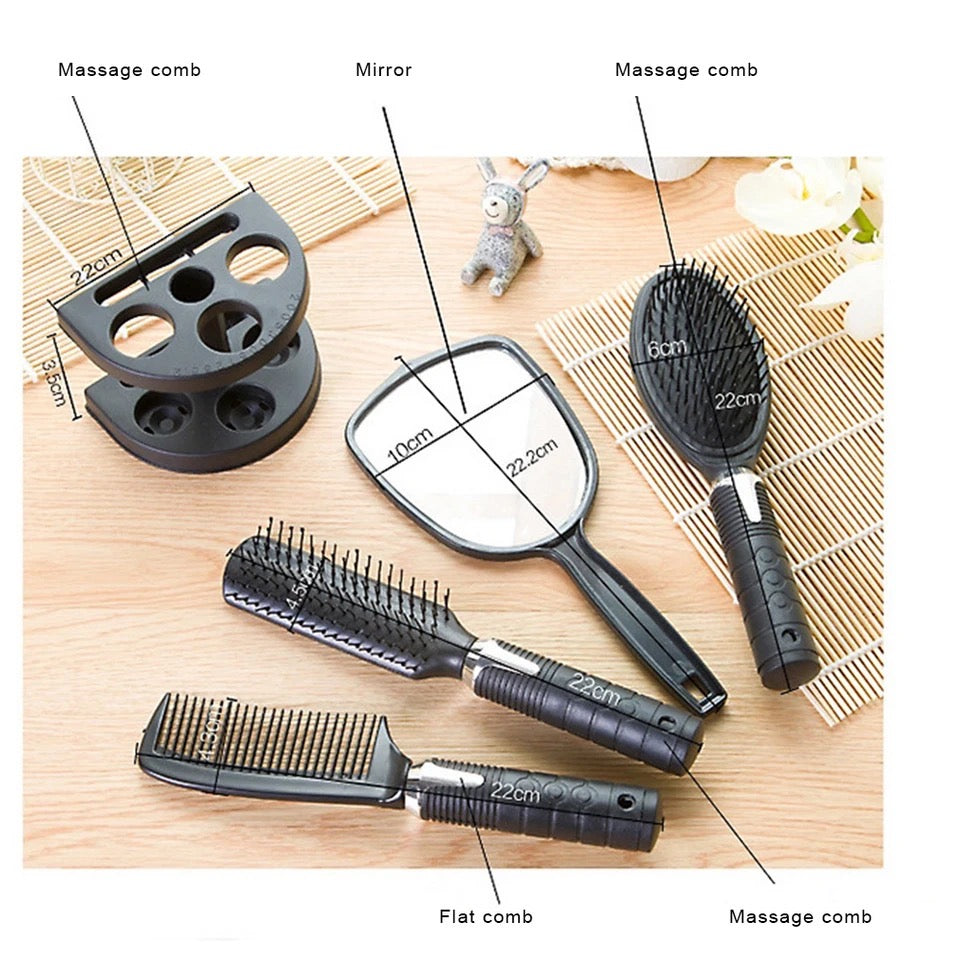 Juego de cepillos para cabello con base GM1-10G-4