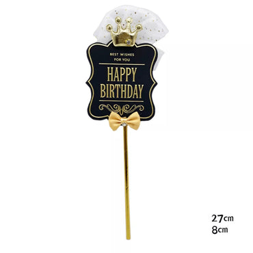 CAKE TOPPER HAPPY BIRTHDAY