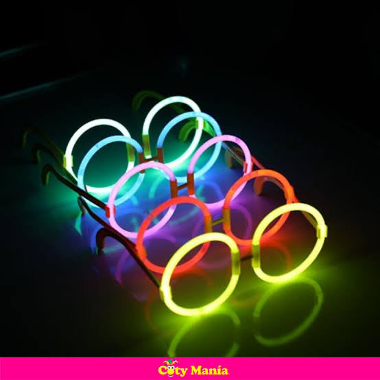 LENTES LUMINOSOS P/FIESTA COLOR NEON