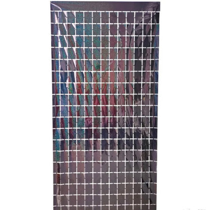Cortina metálica Cuadrada Holográfica GZ-4519
